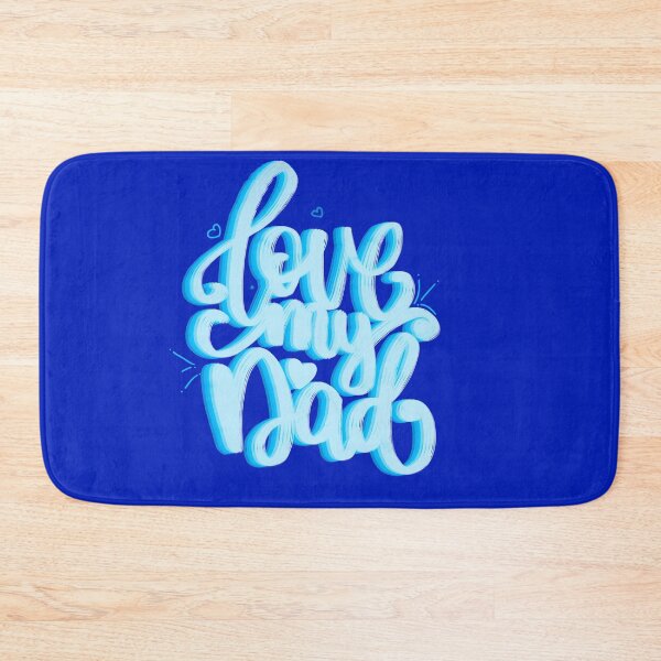 Item preview, Love my Dad-blue version designed and sold by Creative Colors99.