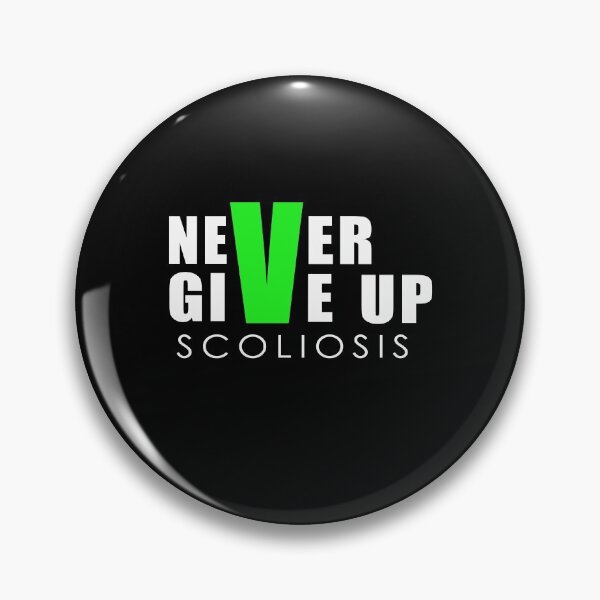 Item preview, Never end the fight against scoliosis designed and sold by mederDESIGNS.