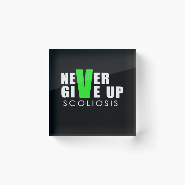 Item preview, Never end the fight against scoliosis designed and sold by mederDESIGNS.