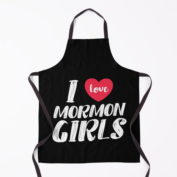 Item preview, I Love Mormon Girls Heart LDS Funny Men designed and sold by h44k0n.