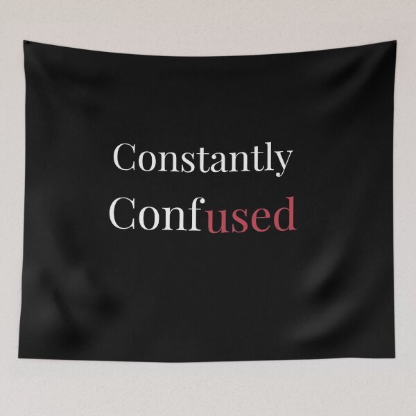 Item preview, Constantly confUSED designed and sold by Zilch-o.
