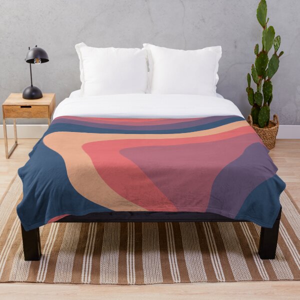 Item preview, Midnight Pink Abstract, Minimalist Art, Simple Pattern, Wave Abstract designed and sold by bluesky26.
