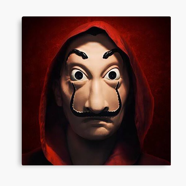 la casa de papel Canvas Print