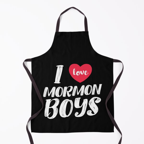 Item preview, I Love Mormon Boys Heart LDS Funny Women designed and sold by h44k0n.