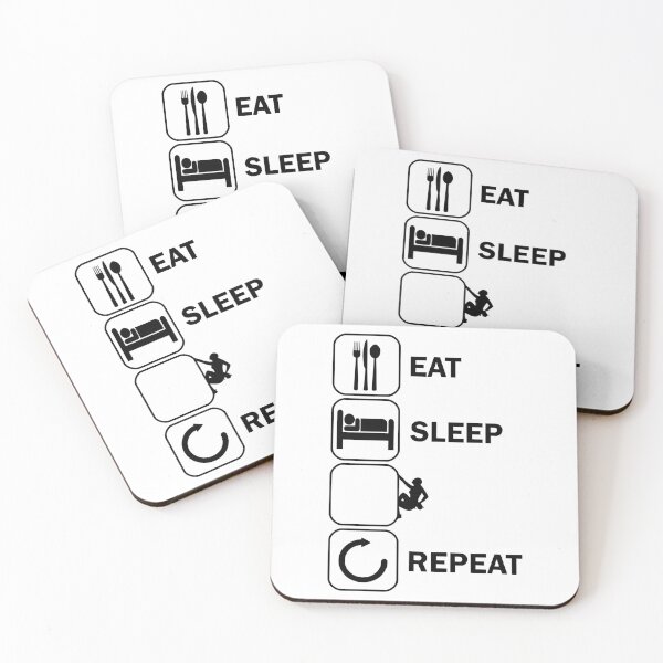 Item preview, Sleeping Eating Climbing Bouldering Mountaineering designed and sold by DerNerd.