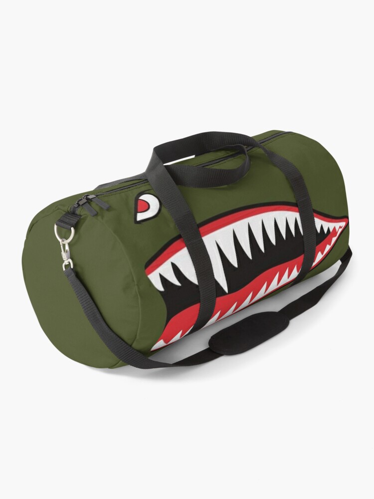 SPRAYGROUND SHARKS IN PAINT LARGE DUFFLE, Green Men's Travel & Duffel Bag