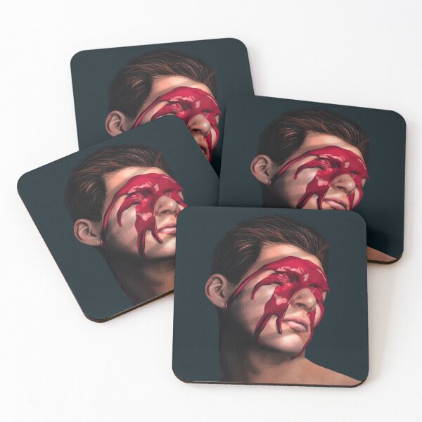 Item preview, Red Splat Creative Realistic Portrait designed and sold by CrossVersion.