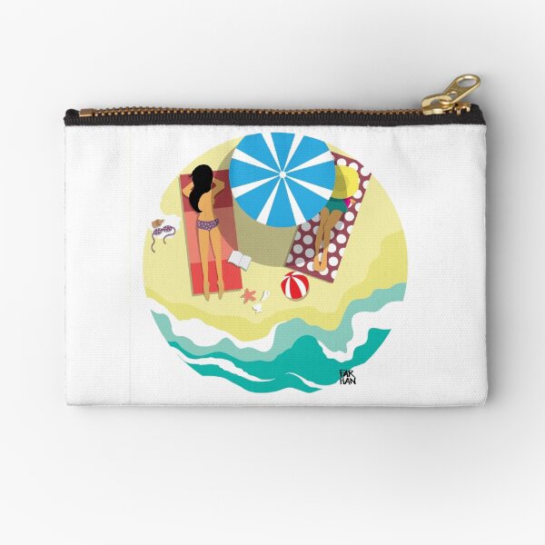 Summer at the Beach Zipper Pouch
