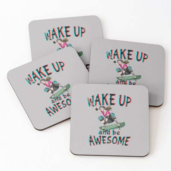 Item preview, Wake up and be awesome designed and sold by aktiveaddict.