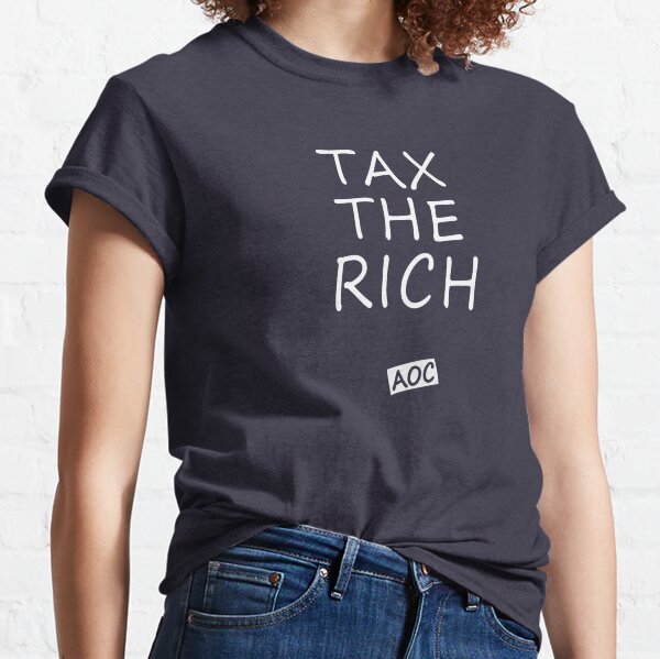 aoc tax the rich t shirts