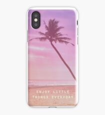 Enjoy little things everyday iPhone Case/Skin