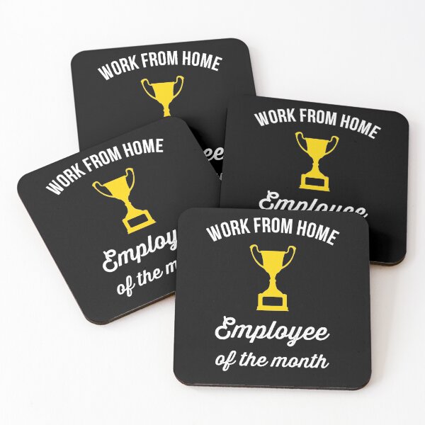 Item preview, Work From Home Employee of the Month designed and sold by azmndesigns.