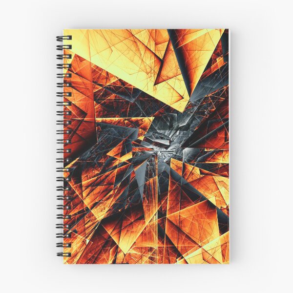 Item preview, OUT OF THE FRAME—Detailed Fractal Art, Dark Art, Glowing Fire, Shattered, Broken Glass, Science, Nature, Natural Symmetry, Vivid, Deep Color, Glitchy, Math in Nature, Math Art, Emotion designed and sold by technochroma.