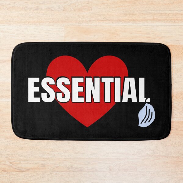 Item preview,  ESSENTIAL With Heart and Mask on Black  designed and sold by AMGImpressions.