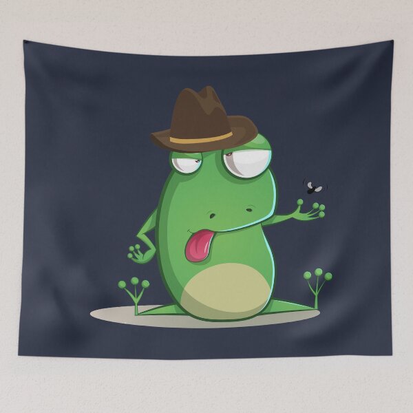 Item preview, Frog in Cowboy Hat designed and sold by urban-color.