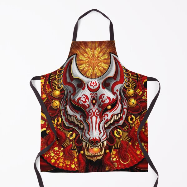 Item preview, Kitsune, Fox Mask - Red and White designed and sold by Abysm Internal.