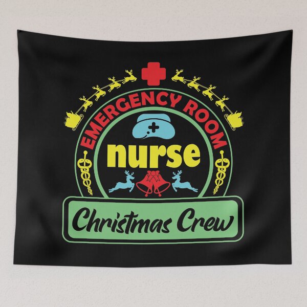 Item preview, Emergency room nurse Christmas crew designed and sold by Beefytee.