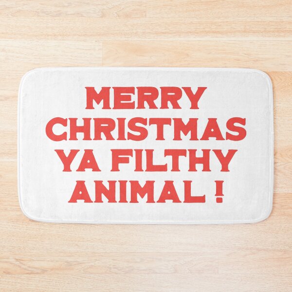 Item preview, Merry Christmas ya filthy animal print designed and sold by GOOF-UP.