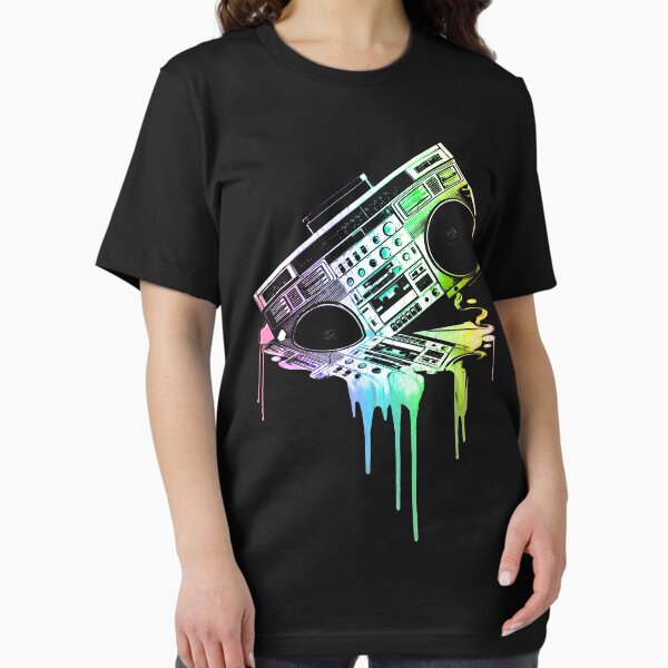 Artikel-Vorschau von Schmelzende Boombox (Vintage-Used-Look), designt und verkauft von ROBOTFACE .