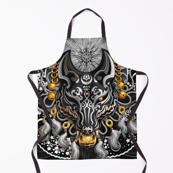 Item preview, Kitsune, Fox Mask - Black and White I designed and sold by Abysm Internal.