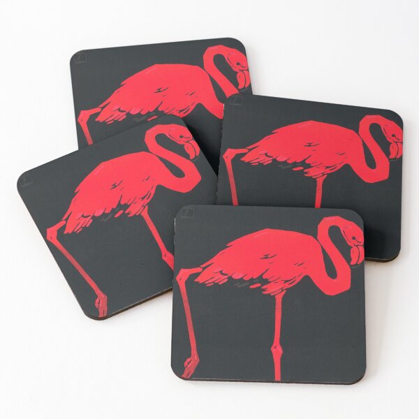 Item preview, Zoologischer Garten Munchen Germany Munich Zoo Flamingo Vintage Travel designed and sold by retroposters.