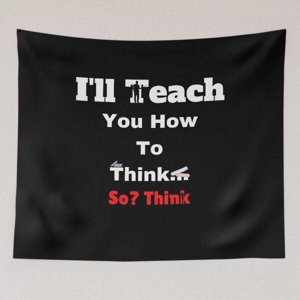 Item preview, Think Brain I'll Teach you how to think, so? Think designed and sold by The Full Cart.