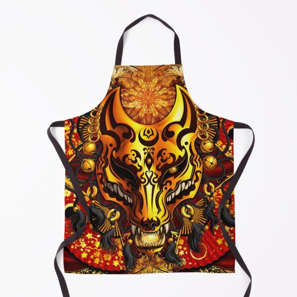 Item preview, Gold Kitsune, Fox Mask designed and sold by Abysm Internal.