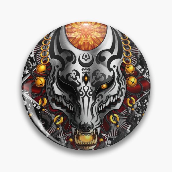 Item preview, Silver Kitsune, Fox Mask designed and sold by Abysm Internal.