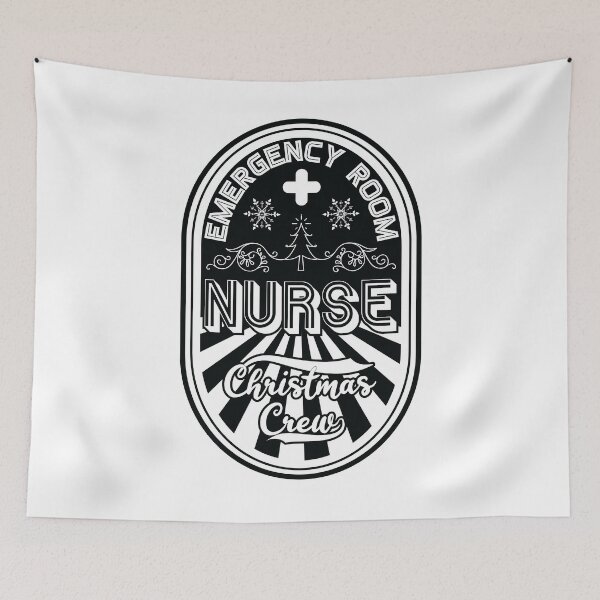 Item preview, Copy of Emergency room nurse Christmas crew designed and sold by Beefytee.