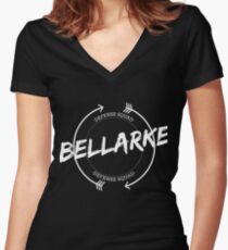 BELLARKE DEFENSE SQUAD Women's Fitted V-Neck T-Shirt