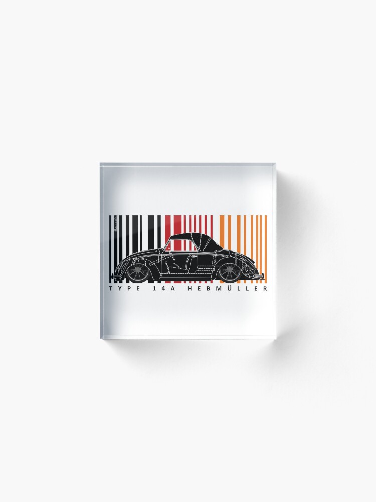Alternate view of aircooled type 14 Acrylic Block
