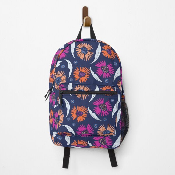 Item preview, FLORAL SCRIBBLE - NAVY BLUE designed and sold by PrachiManerikar.