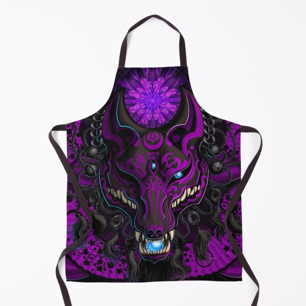 Item preview, Pastel Goth Kitsune, Fox Mask - Black and Purple designed and sold by Abysm Internal.