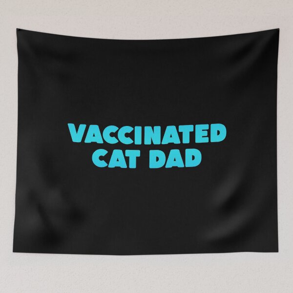 Item preview, Vaccinated Cat Dad designed and sold by ArqDezines.