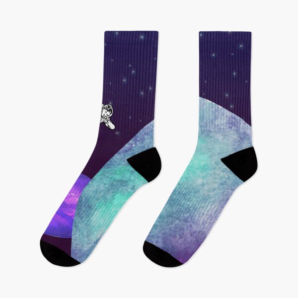 Item preview,  watercolor planets astronaut space illustrate designed and sold by venus-ian.