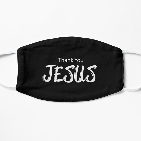 Thank You Jesus | Christian Design Flat Mask