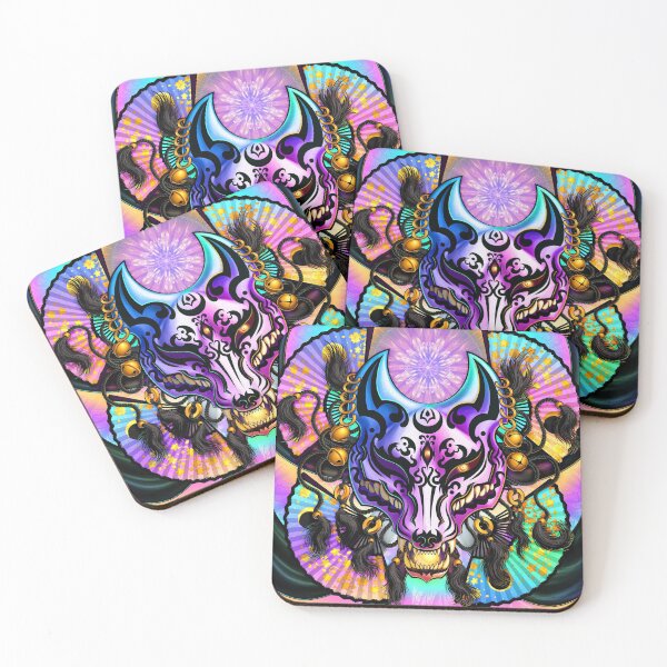 Item preview, Harajuku Pastel Kitsune, Fox Mask designed and sold by Abysm Internal.