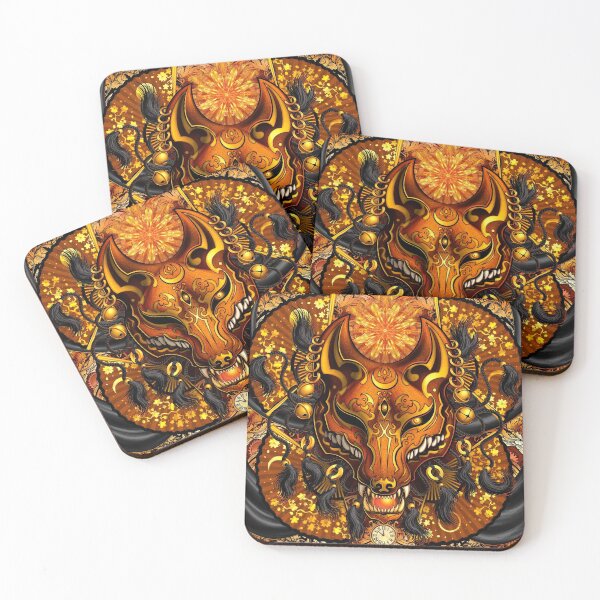 Item preview, Steampunk Kitsune, Fox Mask - Black designed and sold by Abysm Internal.