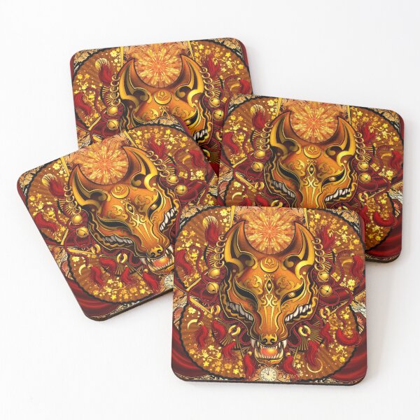 Item preview, Steampunk Kitsune, Fox Mask - Red designed and sold by Abysm Internal.