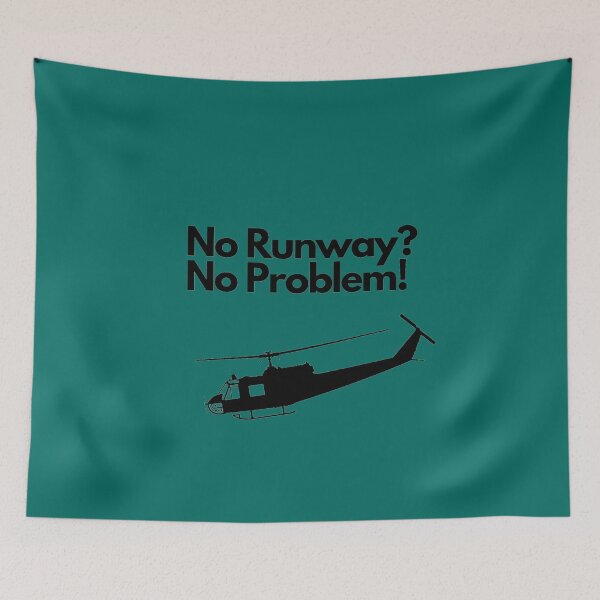 Artikelvorschau, Lustiges Pilot T-Shirt: Keine Landebahn? Kein Problem! entworfen und verkauft von Huey 218: Restoring a legend.
