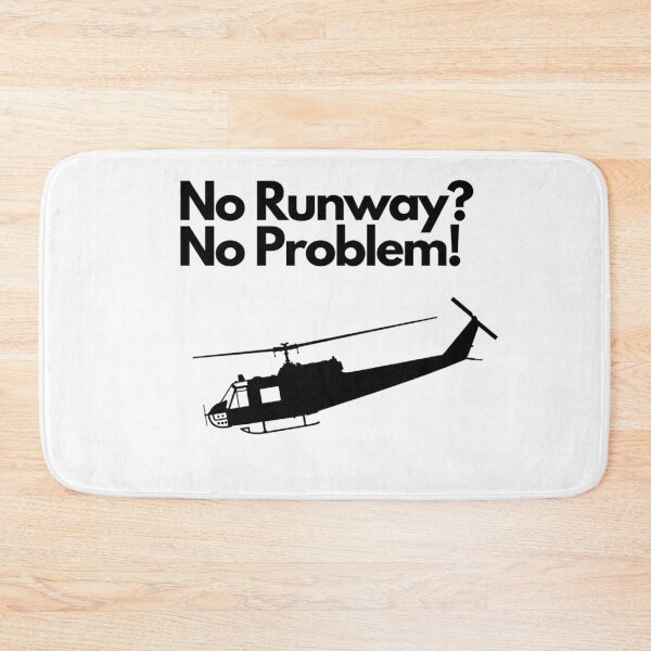 Artikelvorschau, Lustiges Pilot T-Shirt: Keine Landebahn? Kein Problem! entworfen und verkauft von Huey 218: Restoring a legend.
