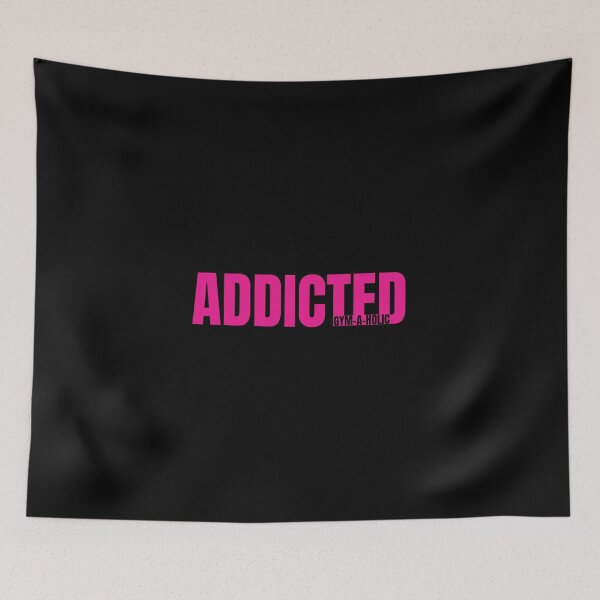 Item preview, ADDICTED Gym-A-holic Pink designed and sold by HeavyLiftGift.