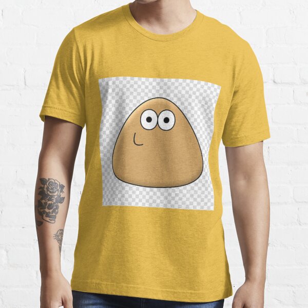 Hungry Pou logo with text - T-Shirt