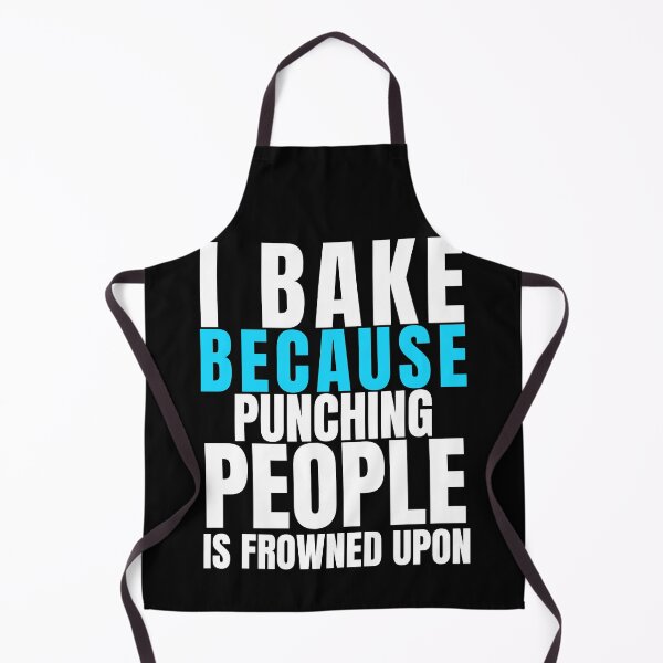 Item preview, I Bake Because Punching People Is Frowned Upon, Funny Baker Chef Gift, Gift For Baker, Professional Cook Gift, Bakery Shirt Unisex Tshirt designed and sold by PGGO.