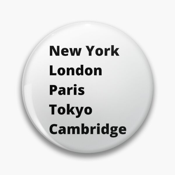 Item preview, New York London Paris Tokyo Cambridge designed and sold by DesignsbyDan1.
