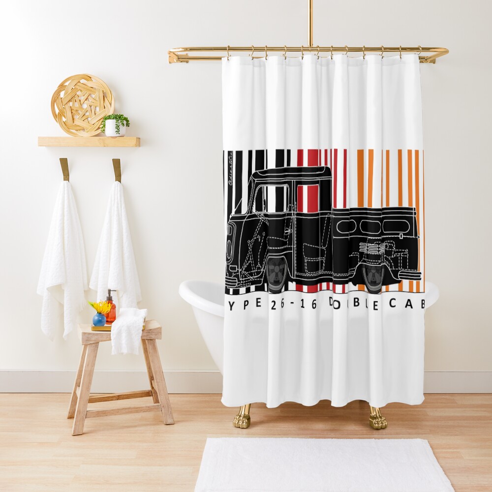 aircooled type 26 Shower Curtain