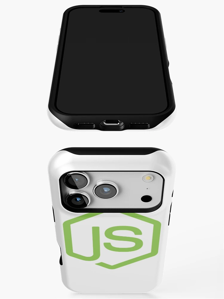 Thumbnail 3 of 4, iPhone Case, nodejs programming language logo designed and sold by developerfriday.