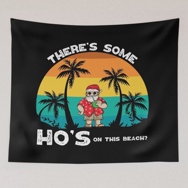 Item preview, There's Some Ho's on This Beach, Tropical Christmas designed and sold by Worranarin.