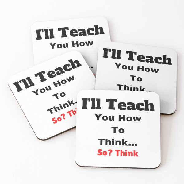 Item preview, Think Brain I'll Teach you how to think, so? Think designed and sold by The Full Cart.