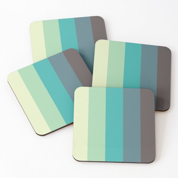 Item preview,  Pretty Stripes Pretty Greens designed and sold by Thecolorschemer.